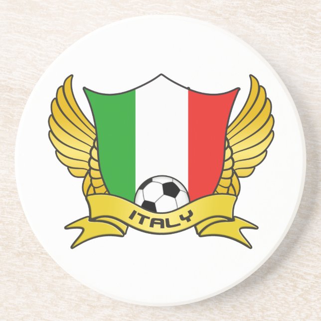 Italien Fußball-Untersetzer Untersetzer (Vorne)