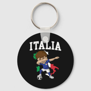 Italien Fußballjunge Italien Italien Flagge Karte Schlüsselanhänger