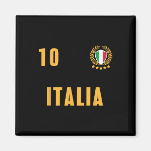 Italien Fußballtrikot Italia Footbyll Team Spaß Magnet