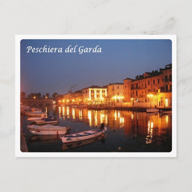 Italien - Gardasee - Peschiera del Garda - Postkarte (Vorderseite)