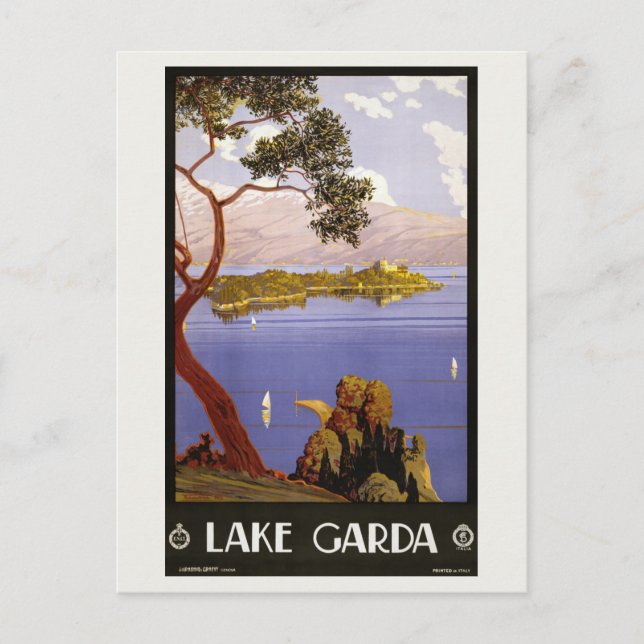 Italien Gardasee Postkarte (Vorderseite)