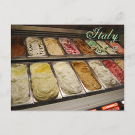 Italien Gelato Postkarte