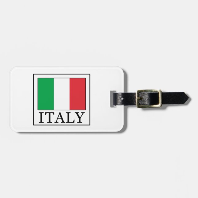 Italien Gepäckanhänger (Vorderseite horizontal)