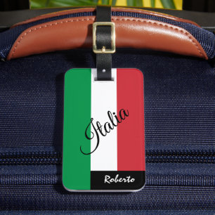 Italien Gepäckmarken, Italien, Name, italienische  Gepäckanhänger