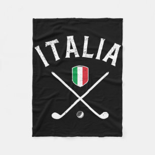 Italien Golf - Italienische Flagge Golf Tee Fleecedecke