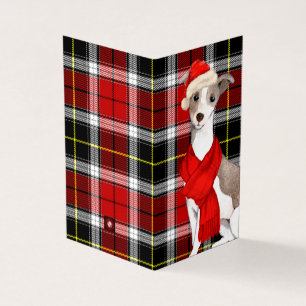 Italien Greyhhop Noël Rouge Jour Férié Plaid