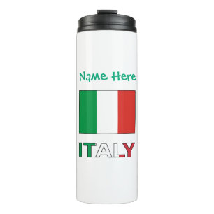 Italien - Grüne Persönlichkeit der italienischen F Thermosbecher