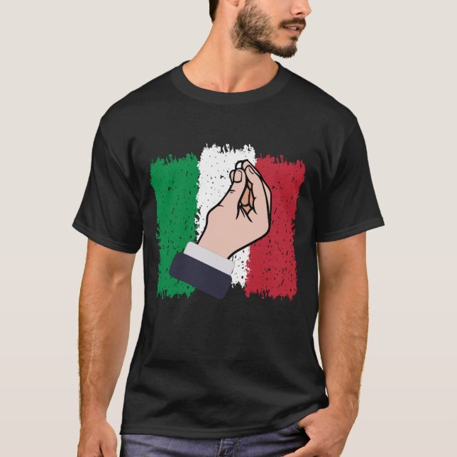 Italien Handgesten T-Shirt (Vorderseite)