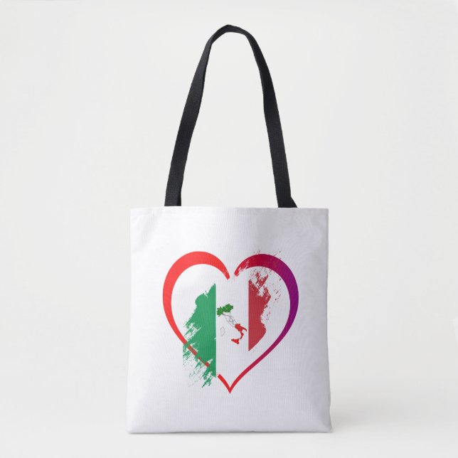 Italien-Herz Tasche (Vorderseite)