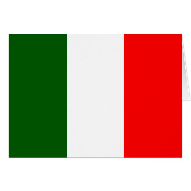 Italien Hochwertige Flagge (Vorderseite (Horizontal))
