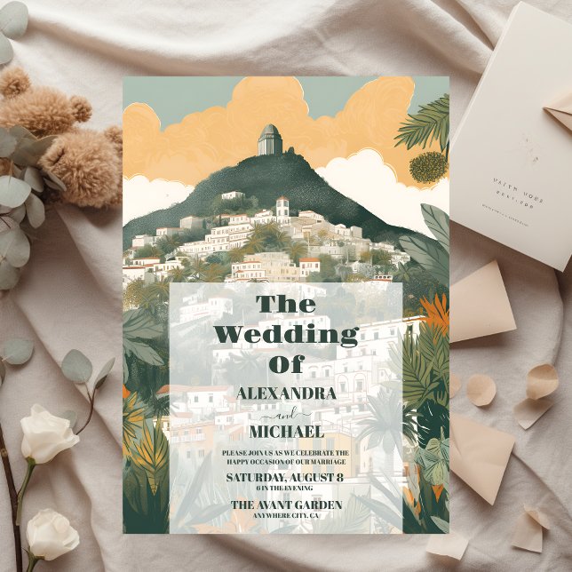 Italien Hochzeit in Urlaubsort Capri Einladung (Von Creator hochgeladen)