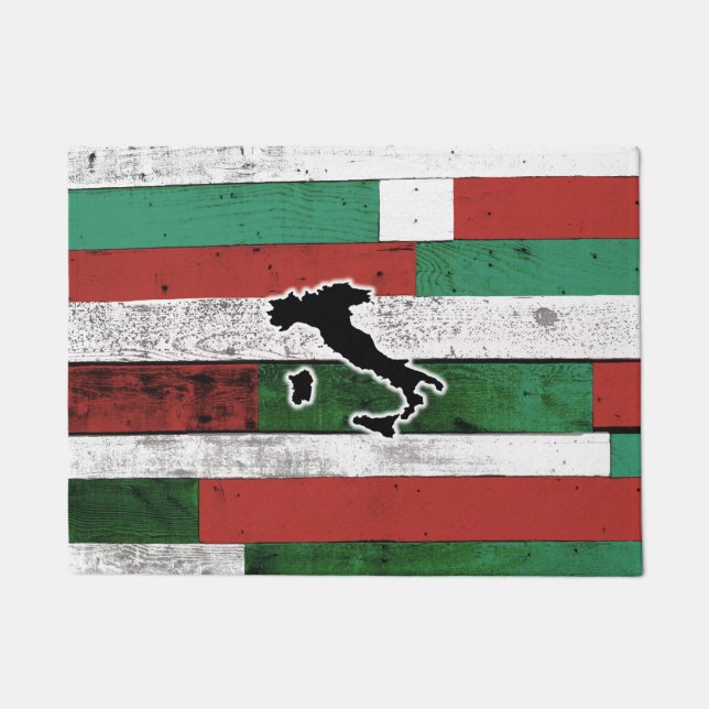 Italien Holzkammern Fußmatte (Vorderseite)
