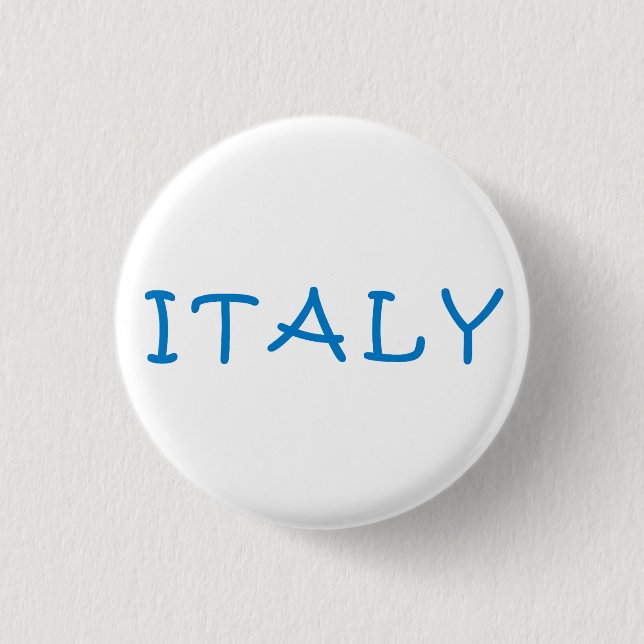 Italien, I Liebe Italien Button (Vorderseite)