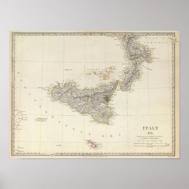 Italien III Poster (Vorne)