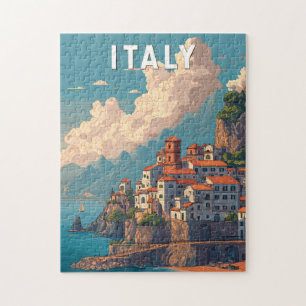 Italien Illustration Reise Kunst Vintage