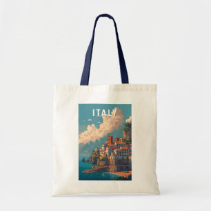 Italien Illustration Reise Kunst Vintage Tragetasche