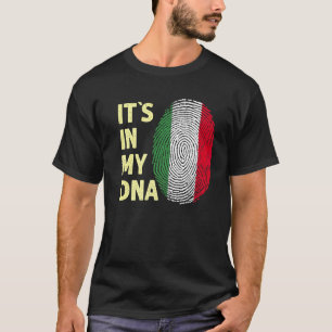 Italien in meinem DNA-italienischen Flaggenteam It T-Shirt