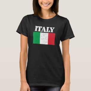 Italien Italia Italienische Flagge Heimat Stolz It T-Shirt