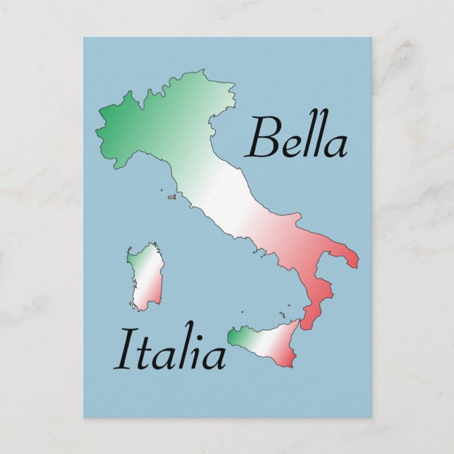 Italien - Italia Postkarte (Vorderseite)