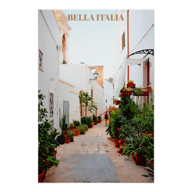 ** Italien Italia Street Pflanze Pottery AP12 Post Poster (Vorderseite)