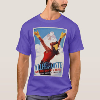 Italien Italien Reise im Winter Val dAosta Familie T-Shirt