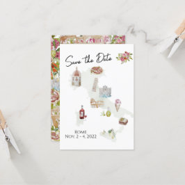 Italien, Italien - Reise, Italienisch Save the Dat Einladung