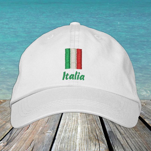 Italien & Italienische Flag Mode / Italienische Pa Bestickte Baseballkappe (Von Creator hochgeladen)