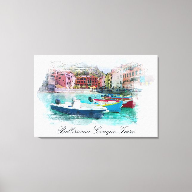 ** Italien Italienische Sprache Cinque Terre AP12  Leinwanddruck (Vorderseite)