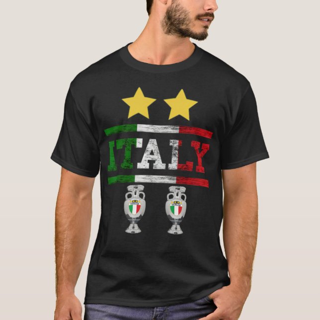 Italien: Italienischer Fußball-Champion T-Shirt (Vorderseite)