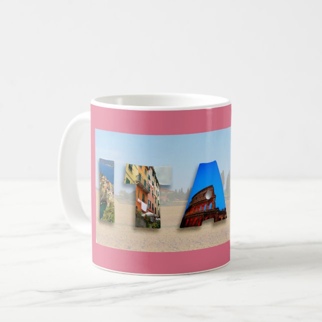 Italien Italienisches Foto für Reisen Kaffeetasse (Vorderseite Links)