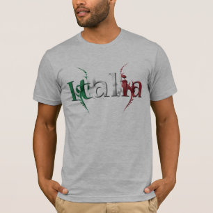 Italien italienisches Stallions-Flaggen-Shirt mit T-Shirt