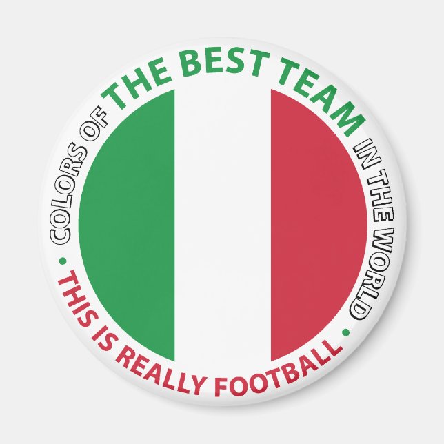 Italien Italy Art Shield Magnet (Vorne)