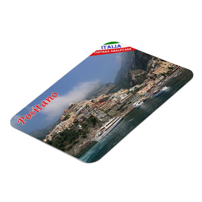 Italien - Kampanien - Amalfiküste - Positano - Magnet (Linke Seite)