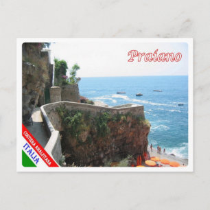 Italien - Kampanien - Amalfiküste - Praiano - Postkarte
