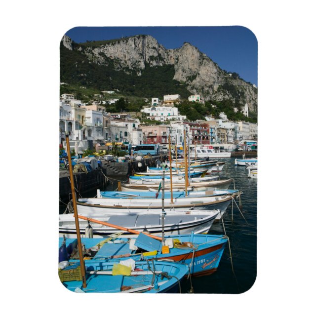 ITALIEN, Kampanien (Bucht von Neapel), CAPRI: Jach Magnet (Vertikal)