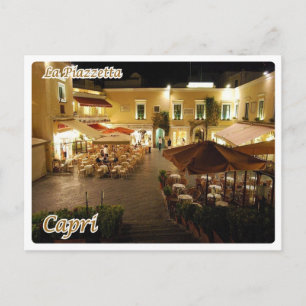 Italien - Kampanien - Capri - Der berühmte Platz - Postkarte