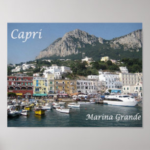 Italien - Kampanien - Capri - Marina Grande - Poster
