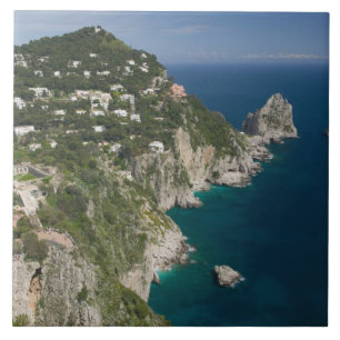 ITALIEN, Kampanien, (Golf von Neapel), CAPRI: Fliese