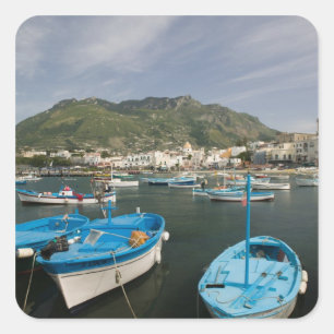 ITALIEN, Kampanien, (Golf von Neapel), ISCHIA, FOR Quadratischer Aufkleber