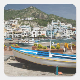 ITALIEN, Kampanien, (Golf von Neapel), ISCHIA, Quadratischer Aufkleber