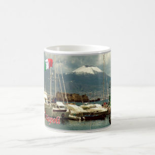 Italien - Kampanien - Neapel - Vesuv - Aussicht - Kaffeetasse