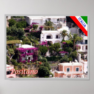 Italien - Kampanien - Positano - Poster
