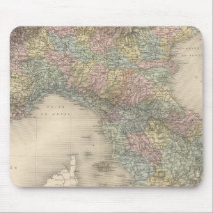 Italien Karte 2 Mousepad