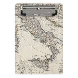 Italien-Karte durch Stieler Mini Klemmbrett