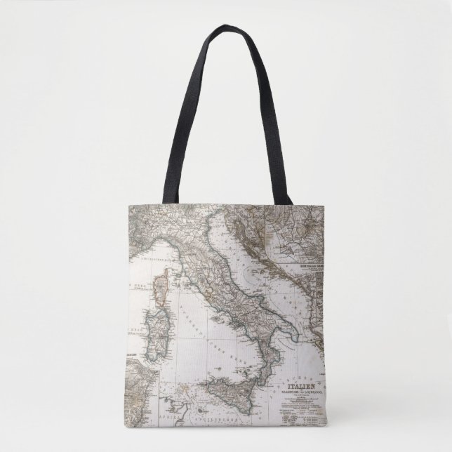 Italien-Karte durch Stieler Tasche (Vorderseite)