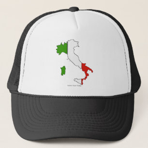 Italien-Karten-Flagge Truckerkappe
