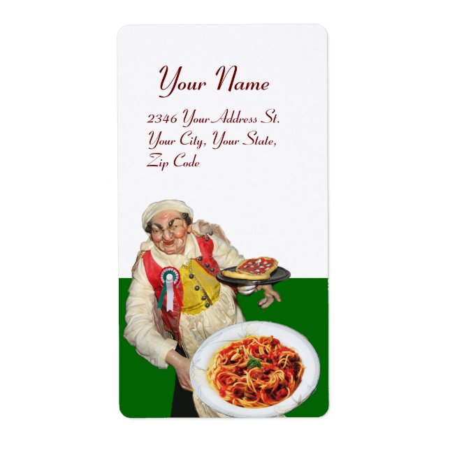 ITALIEN KITCHEN rot-grün weiß (Vorne)