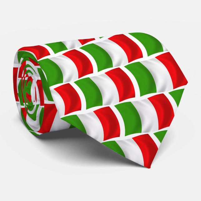 Italien Krawatte der Flagge (Gerollt)