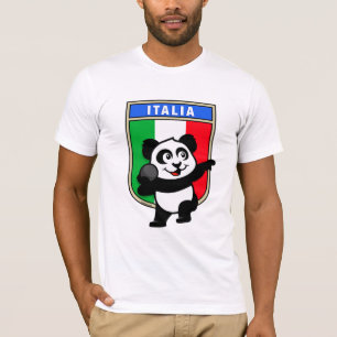Italien-Kugelstoßen-Panda T-Shirt