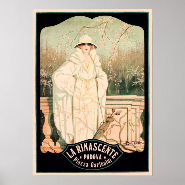 Italien LA RINASCENTE Padova Departmental Store Ad Poster (Vorne)